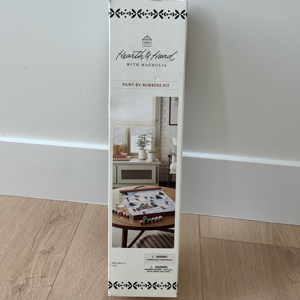 Hearth and Hand christmas paint by number kit